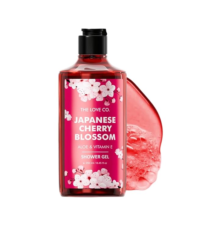 Best Body Wash 250 ml vegan shower gel cherry blossom