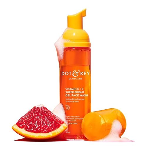 Best vitamin c face wash 80 ml reduces dark spots and tan